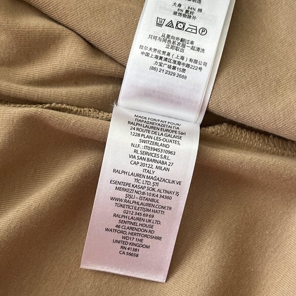 Lauren Ralph Lauren Black Label Womens Cotton Lace Up Shirt PM/M Classic Western - Picture 12 of 12